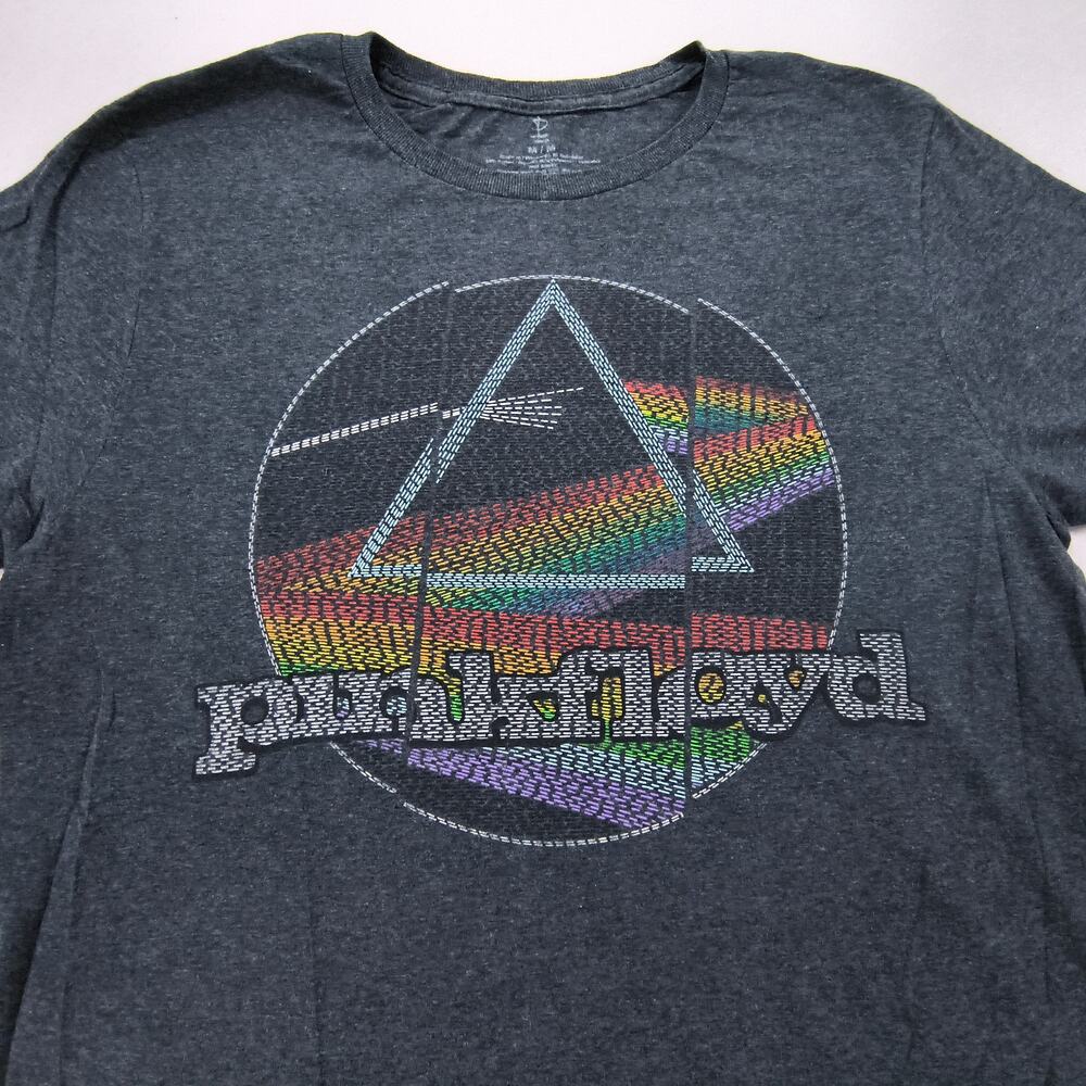 Pink Floyd Band Graphic Short Sleeve Crew Neck T Shirt Adult Mens Size M Black